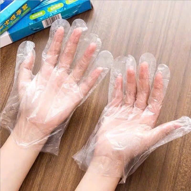 Hộp 200 Găng Tay Nilon Dùng 1 Lần – Siêu Dai, Tiện Lợi, Vệ Sinh An Toàn - HÀNG CHÍNH HÃNG MINIIN
