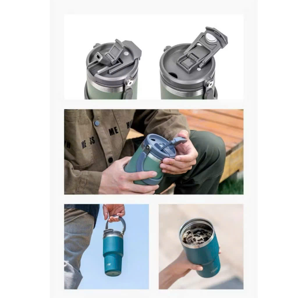 Cốc giữ nhiệt TYESO TS-8830 1200ml bằng thép không gỉ 304 Giữ nhiệt 12 tiếng