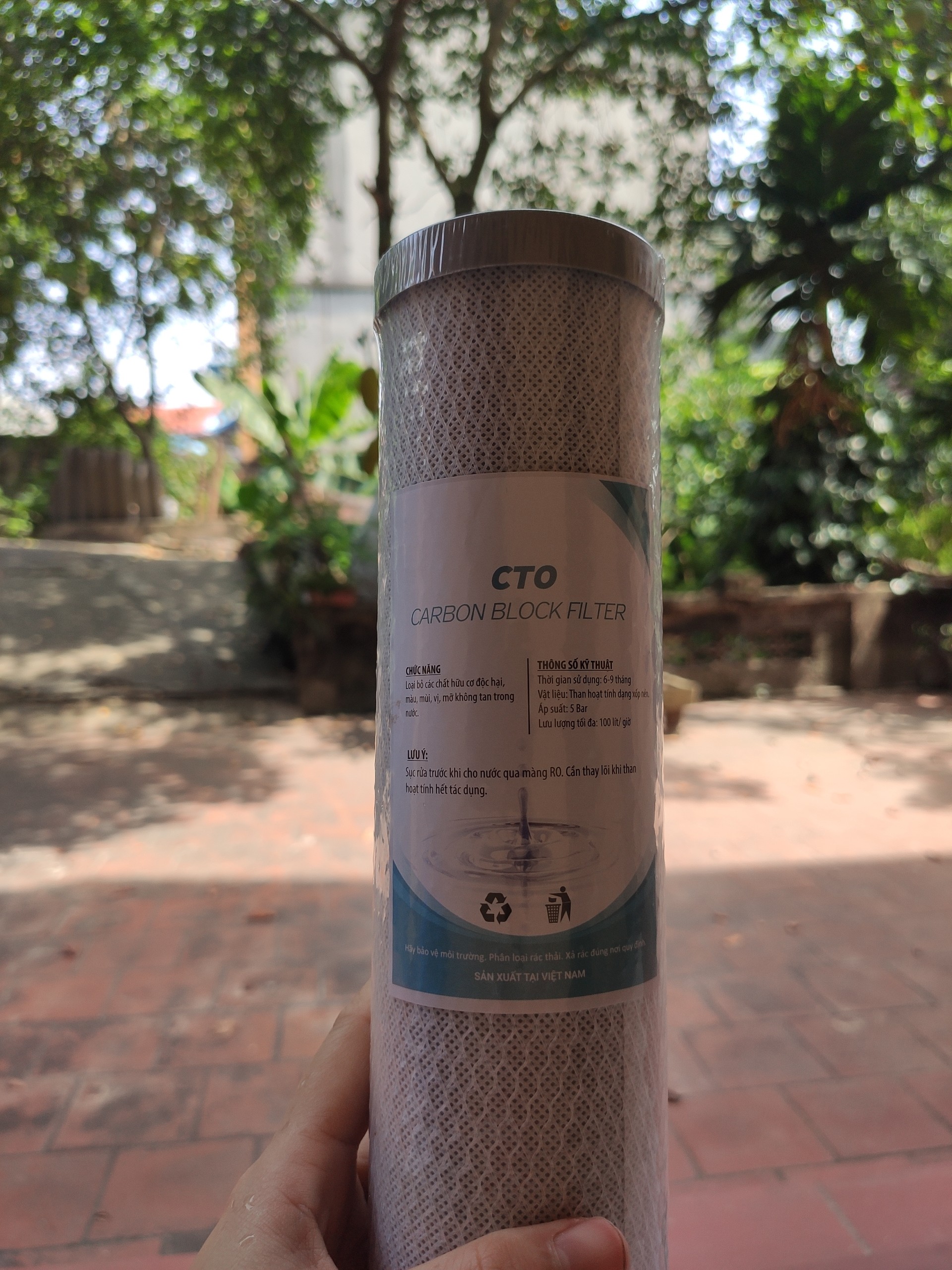 Lõi lọc thô số 3, LÕI LỌC NƯỚC dùng cho máy lọc nước R.O kangaroo karofi aqua
