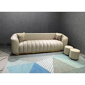 Sofa băng Juno sofa Ocean Park NK2025 KT2m2 kèm 2 đôn tròn