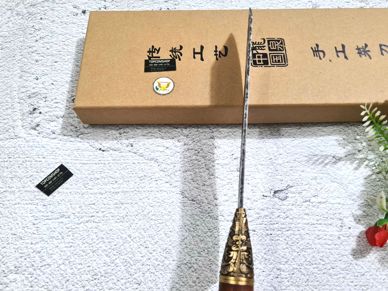 DAO BẾP - DAO THÁI HOA VĂN KHÂU ĐỒNG MÃ DT157