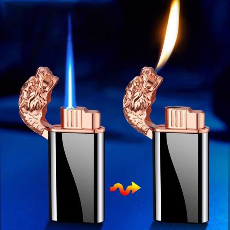 Vỏ Hột Quẹt Bật Lửa Gas 2 Chế Độ Lửa Khò Và Lửa Ngọn BK872 - Nhiều Màu