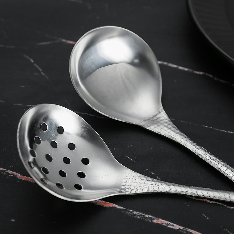 Thìa muỗng vá mui chất liệu inox không gỉ cao cấp phù hợp ăn lẩu và các món nước