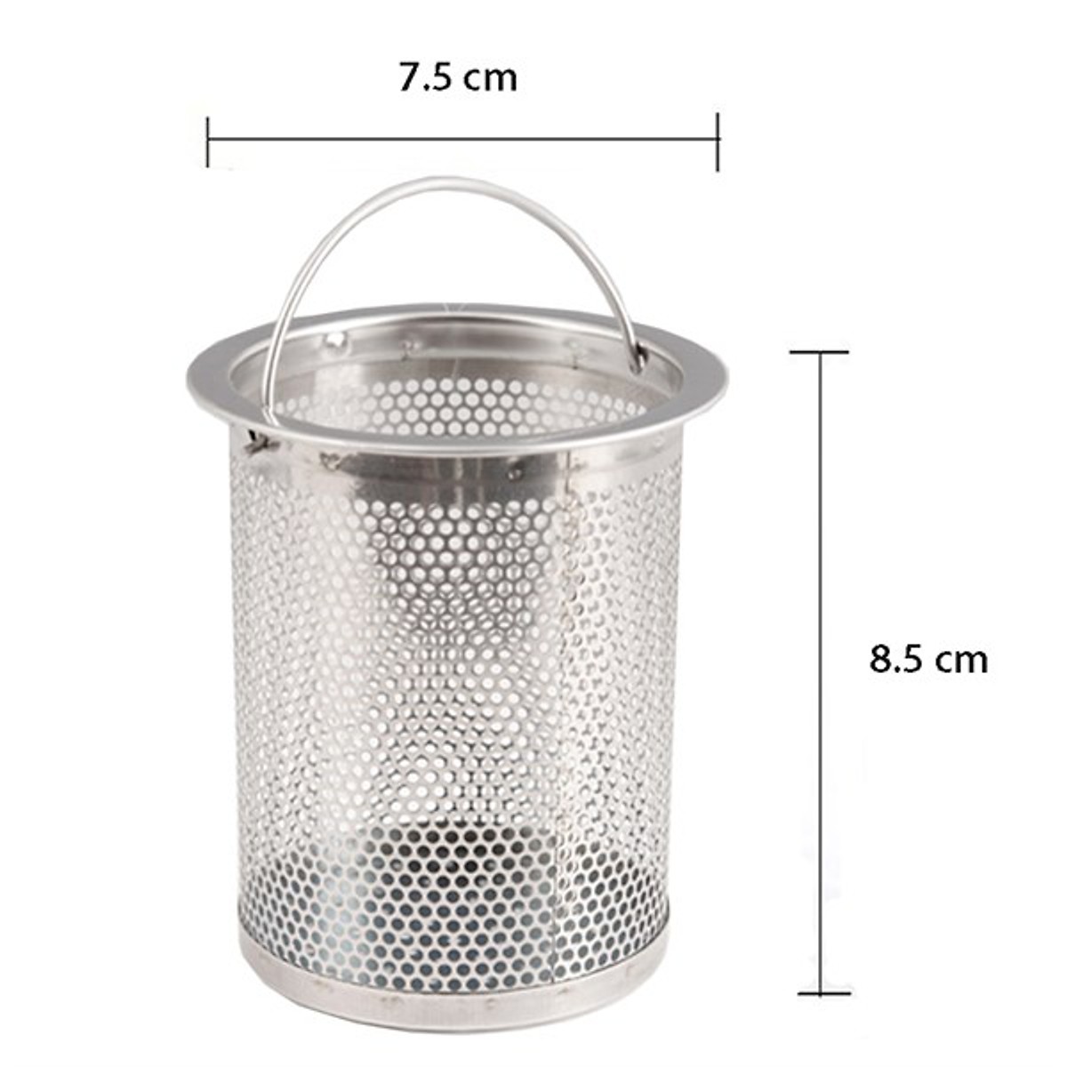 Bộ lọc rác bồn rửa chén inox dễ dàng thay thế cho gia đình