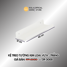 Kệ treo tường sắt sơn tĩnh điện cao cấp Dola Home. Kệ để đồ tiện dụng, kệ decor trang trí nhà cửa, phòng khách