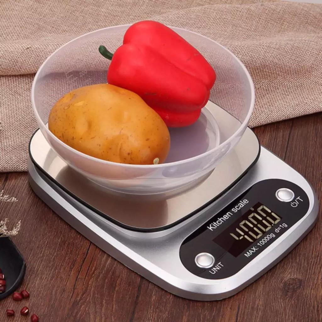 Cân điện tử thực phẩm dùng trong nhà bếp cân được từ 0,1g-3kg Ebanner