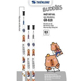 Combo 5/10/20 Túi 02 Ruột bút gel Buddies Thiên Long GR-028