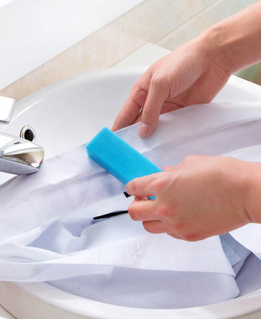 Combo găng tay rửa bát kháng khuẩn chống mồ hôi SHOWA - S + xà phòng thanh giặt cổ áo nội địa Nhật Bản