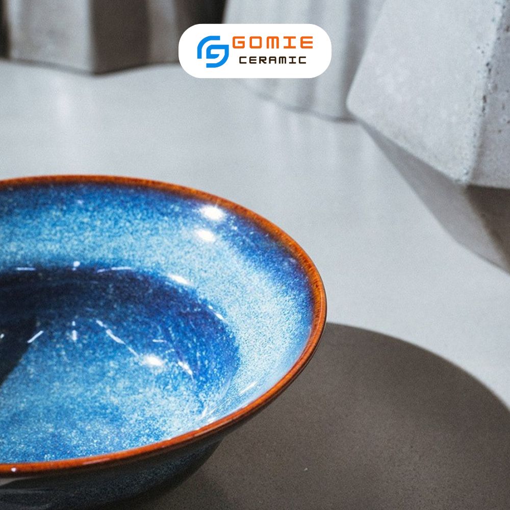 Bát Tô Loe D18 Men Xanh Hoả Biến