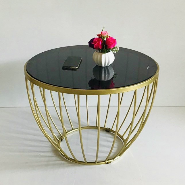 Bàn trà chén BTMSF8 Tundo mặt kính cường lực mẫu mới