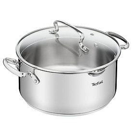 Nồi/ quánh Inox đáy từ Tefal Duetto Plus cao cấp (18cm/20cm/22cm/24cm/28cm) - Hàng chính hãng