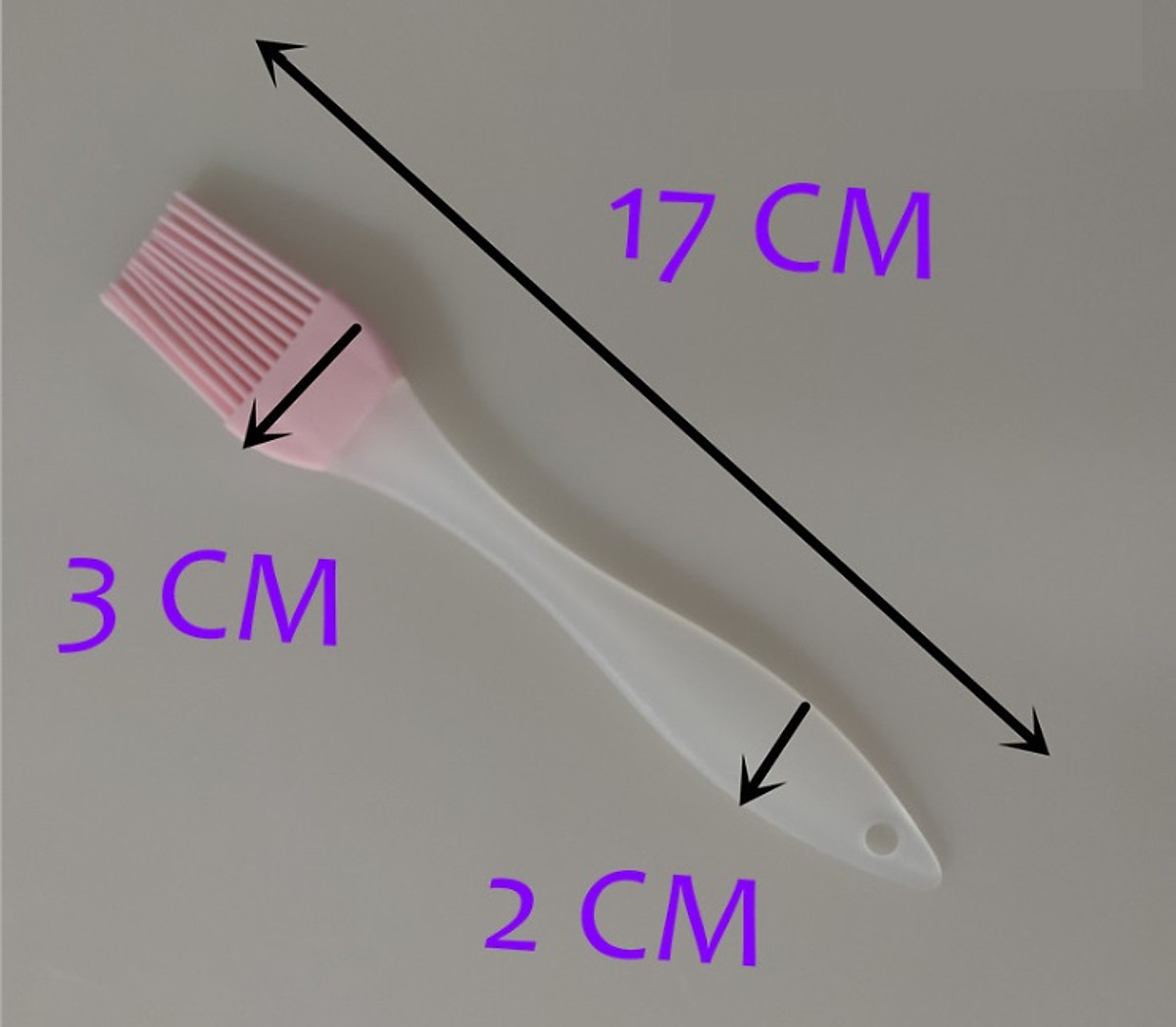 Combo 2 Cây Cọ Silicon Cán Trong Quét Dầu, Bơ, Kem Trang Trí Bánh (ngẫu nhiên)- Hàng Loại 1