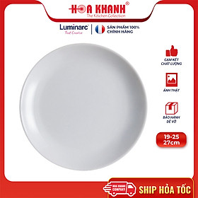 Đĩa Thủy Tinh Luminarc Diwali Granit 27cm đựng thức ăn, kháng vỡ, cường lực - 1 đĩa - P0705