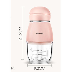 Máy Xay Đồ Ăn Dặm Cho Bé 6 Lưỡi Cối Thuỷ Tinh Bản Cao Cấp - Hàng Chính Hãng