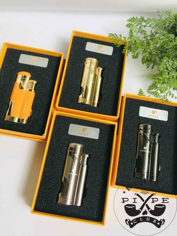 Vỏ Hột Quẹt Bật Lửa Khò 2 Tia COB-359 Thiết Kế Đẹp Độc Lạ Lửa Khò Mạnh Mẽ - Dùng Gas Đá Cao Cấp