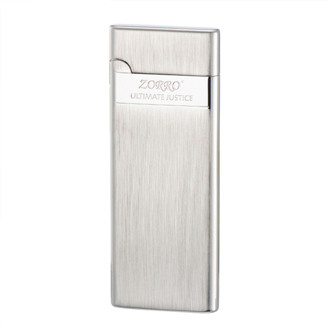 Vỏ Hột Quẹt Bật Lửa Gas Đá Nhỏ Gọn Siêu Mỏng Zorro Z636 Thiết Kế Đẹp Độc Lạ - Dùng Gas Đá Cao Cấp