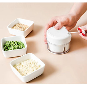 MÁY XAY TỎI GIA VỊ KÉO DÂY MINI THÔNG MINH