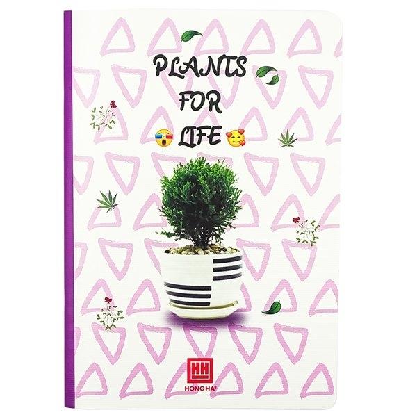 Vở Plants For Life - Kẻ Ngang 120 Trang - Hồng Hà 1416 (Mẫu Màu Giao Ngẫu Nhiên)