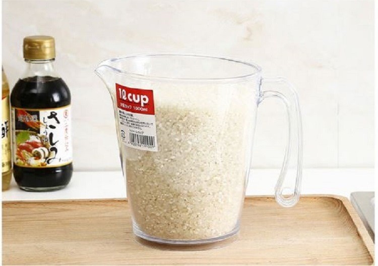 Ca đong đa năng có vạch chia dung tích 1000ml - Nội địa Nhật Bản