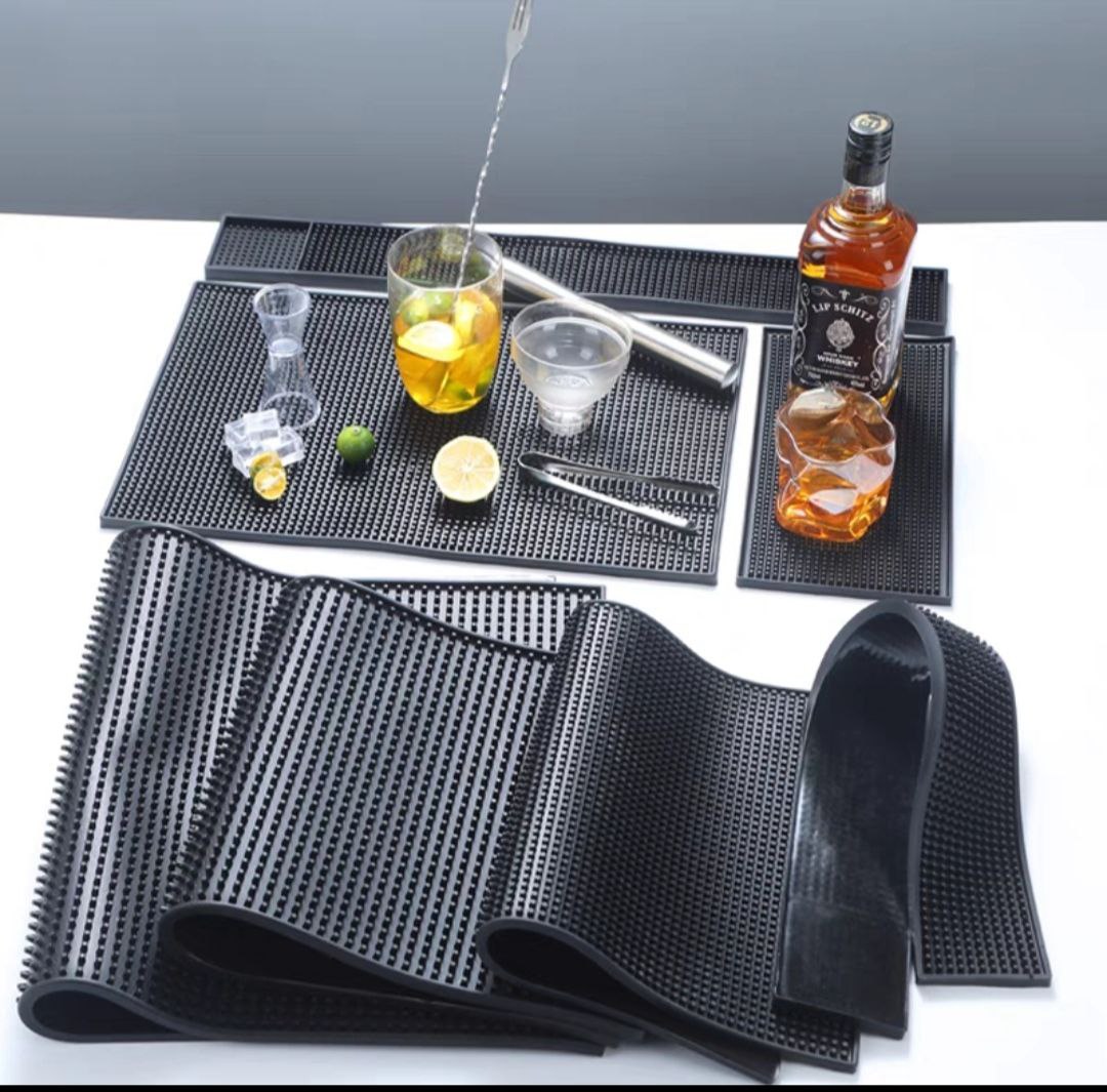Bộ 3 thảm lót cao su quầy bar (30x45cm, 60x8cm, 30x15cm)