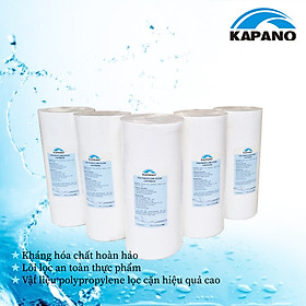 Lõi lọc cặn Polypropylene (PP) 5 micron 10″ béo Kapano