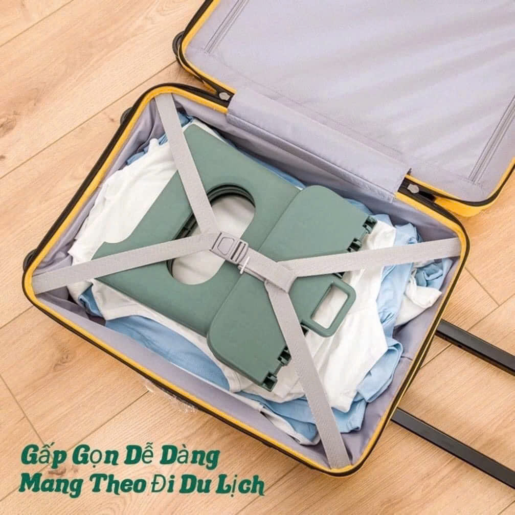 Ghế đẩu mini xếp gọn HOKORI nhựa VIỆT NHẬT cao cấp - Quai xách, đôn kê chân size lớn- Hàng chính hãng