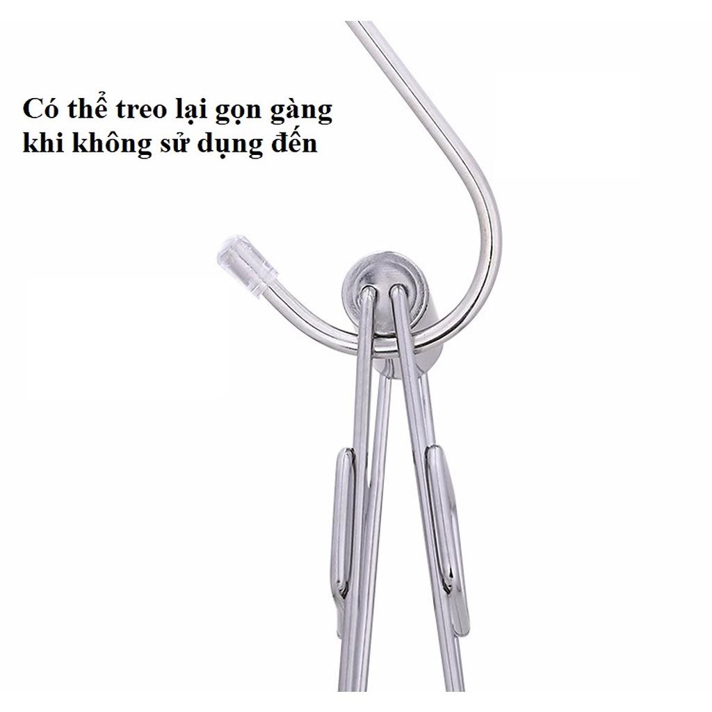 Bộ dụng cụ gắp đồ nóng trong nồi bằng kim loại siêu bền ( tặng kèm 3 móc dán )
