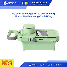 Bộ dụng cụ cắt gọt rau củ quả đa năng Elmich EL8426 - Hàng Chính Hãng