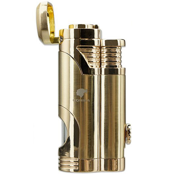 Vỏ Hột Quẹt Bật Lửa Khò 2 Tia COB-359 Thiết Kế Đẹp Độc Lạ Lửa Khò Mạnh Mẽ - Dùng Gas Đá Cao Cấp