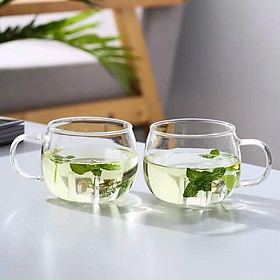 Chén thủy tinh uống trà chịu nhiệt cao cấp