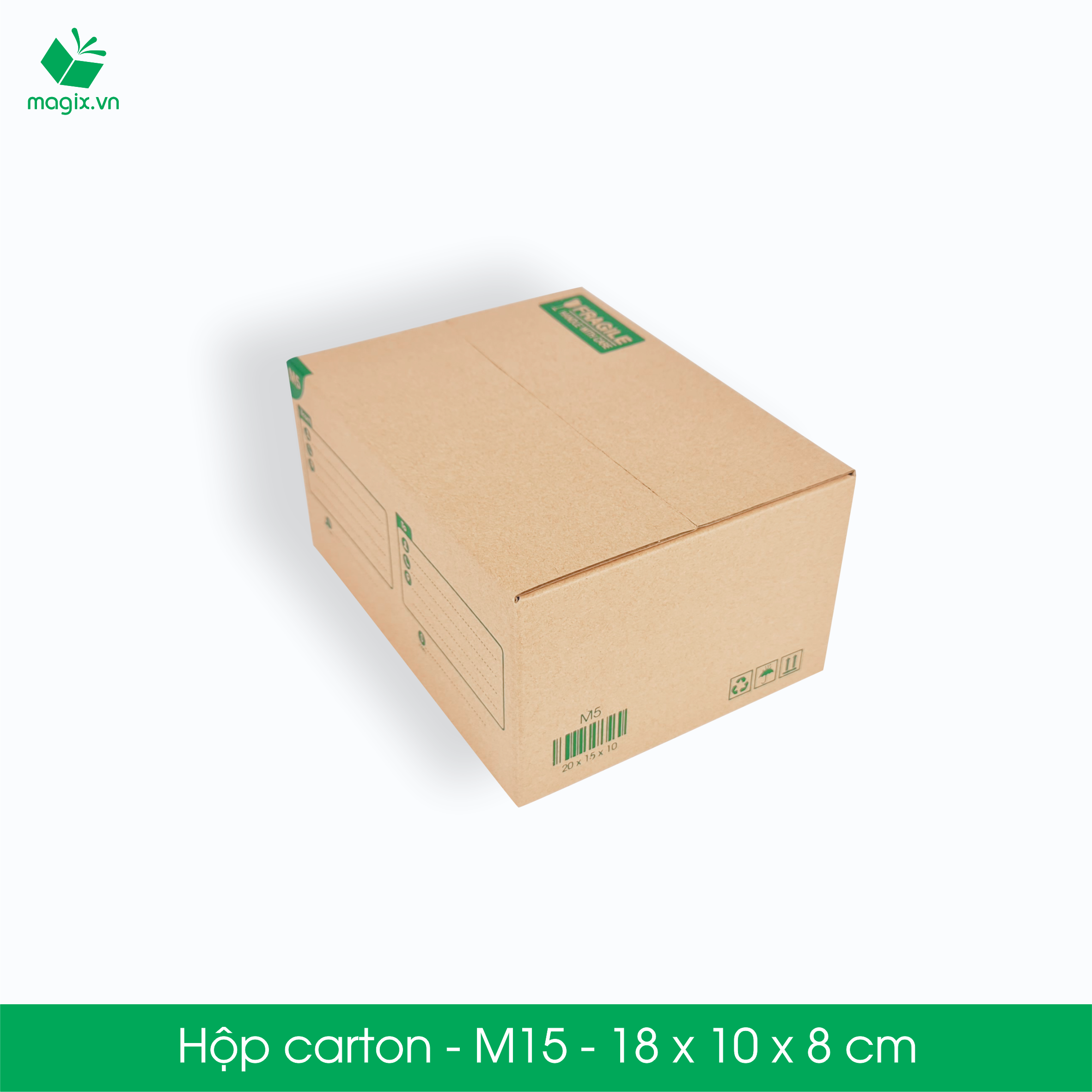 M15 - 18x10x8 cm - 20 Thùng hộp carton