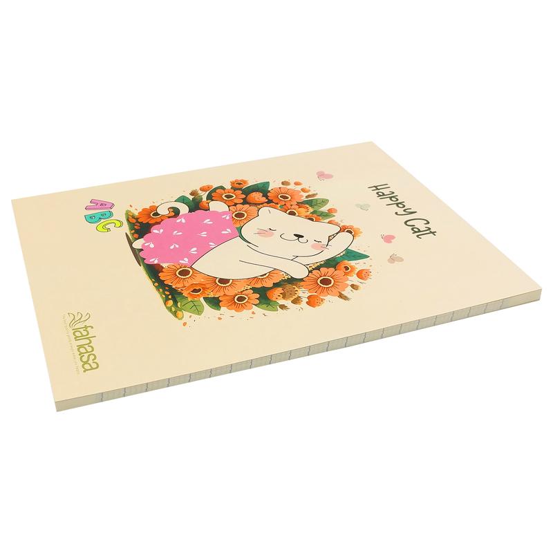 Combo 5 Tập Học Sinh Happy Cat 4 Ô Ly 96 Trang 80gsm - The Sun 02 (Mẫu Màu Giao Ngẫu Nhiên)