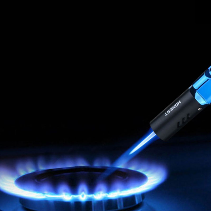 Vỏ Hột Quẹt Bật Lửa Gas Honest BCZ-783 Khò 1 Tia Mạnh Mẽ Nhìn Rõ Lượng Gas