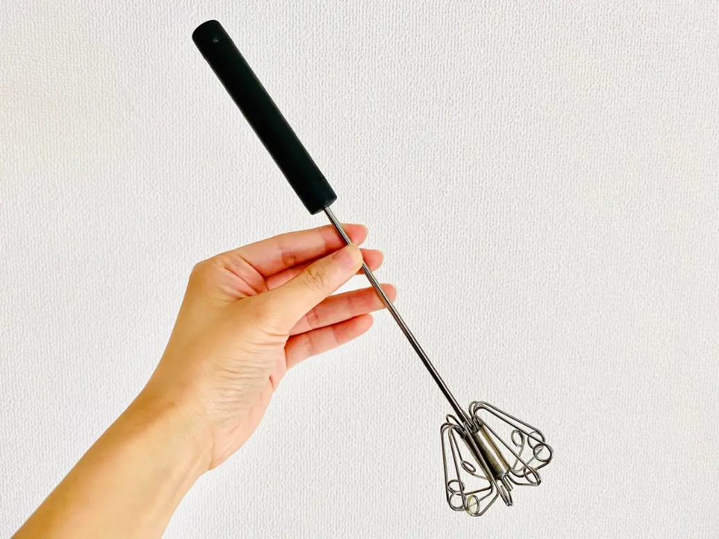 Dụng cụ đánh trứng ấn xoay tiện lợi Echo 26cm - Hàng nội địa Nhật Bản nhập khẩu chính hãng
