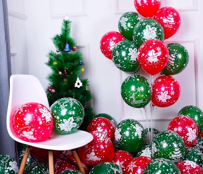 Bong bóng trang trí giáng sinh noel