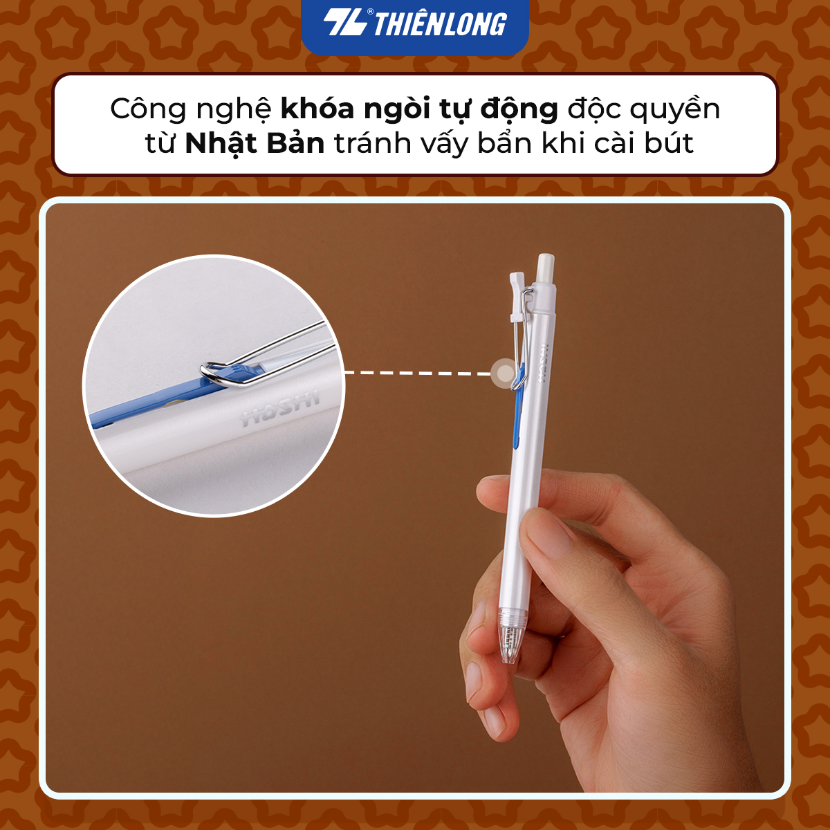 Bút gel Hoshi Thiên Long GEL-048/HS - Công nghệ Nhật Bản