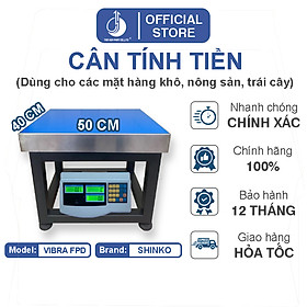 Cân Điện Tử Tính Tiền Vibra FPD - Mặt Bàn Cân 400X500MM