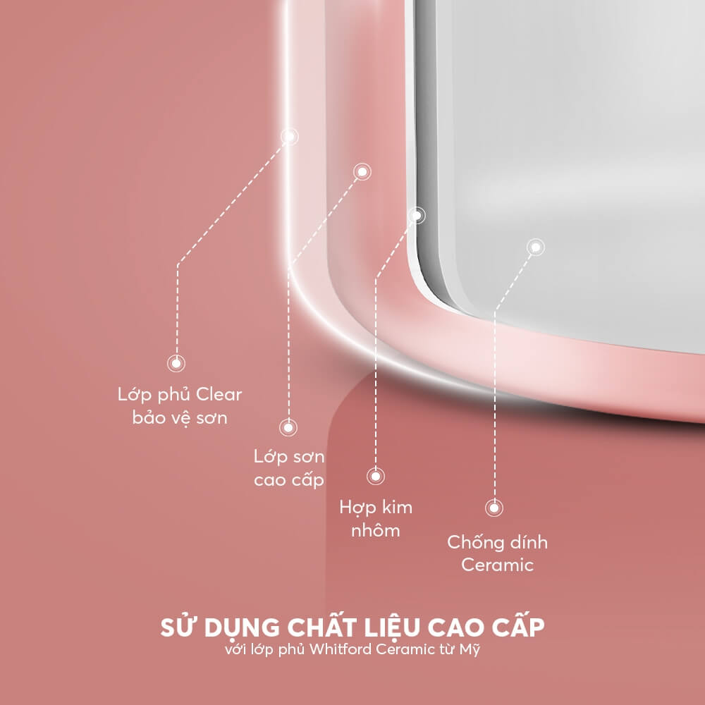 Chảo nhôm chống dính an toàn Elmich Baby EL 5936AP, EL-5935AP, EL-5940YA (16-18cm), dùng cho mọi loại bếp - Hàng chính hãng