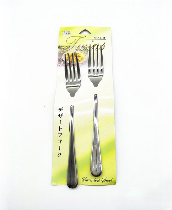 Set 2 nĩa ăn inox Twins cỡ to 18.5cm nội địa Nhật Bản