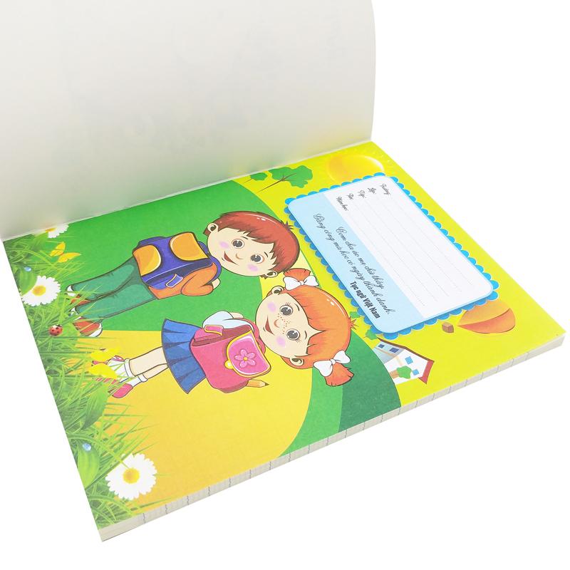 Combo 5 Tập Học Sinh Happy Cat 4 Ô Ly 96 Trang 80gsm - The Sun 02 (Mẫu Màu Giao Ngẫu Nhiên)