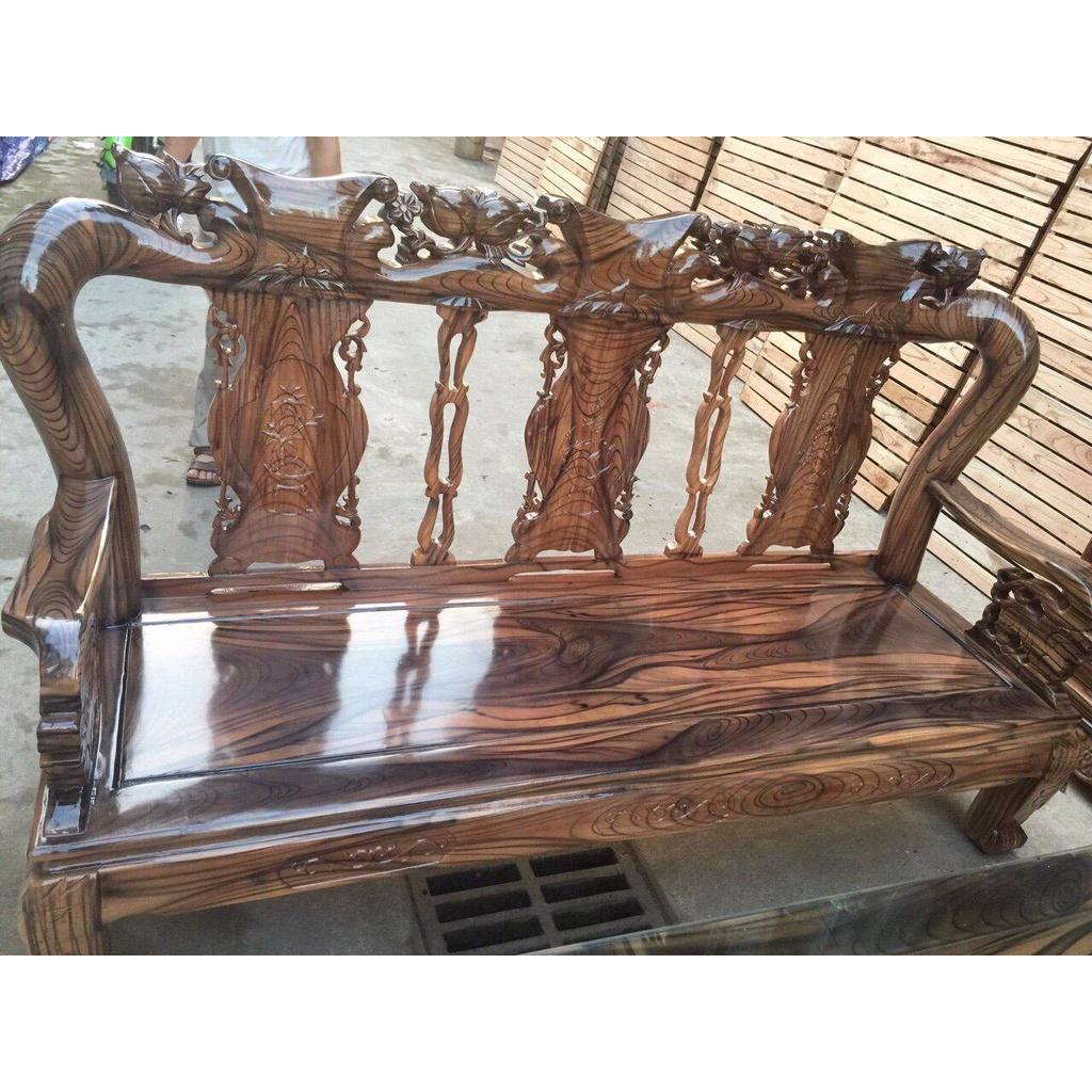 Bàn ghế Minh Quốc Đào gỗ tràm phun giả mun