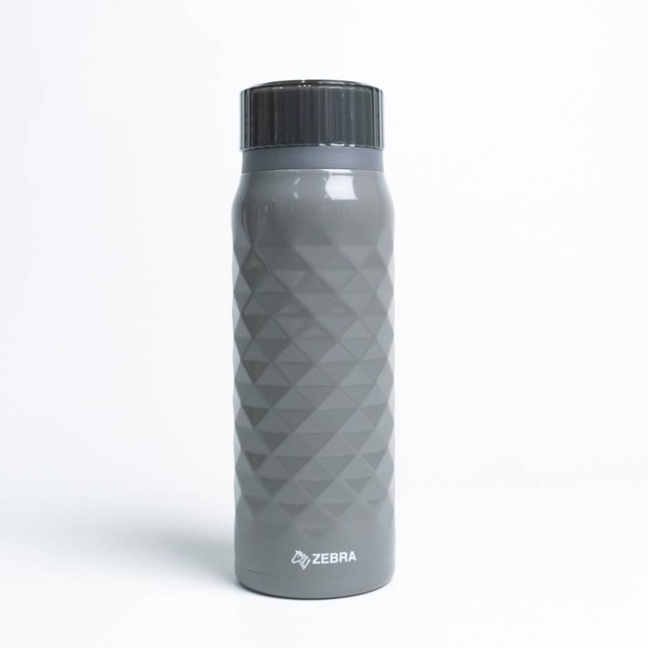 BÌNH GIỮ NHIỆT INOX DIAMOND 0.5L ZEBRA - 112638 (Màu Xám)