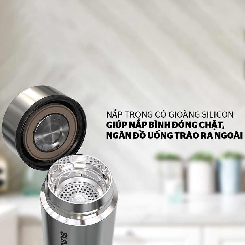 Bình giữ nhiệt inox 304 Sunhouse 450ml KS-TU450I