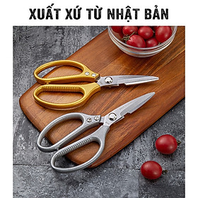 Kéo nhà bếp đa năng  , kéo cắt thực phẩm bắng thép SK5 ,  chất lượng cao cấp 