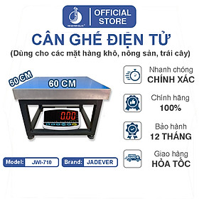 Cân Ghế Điện Tử JWI-710 - Mặt Bàn Cân 500x600MM