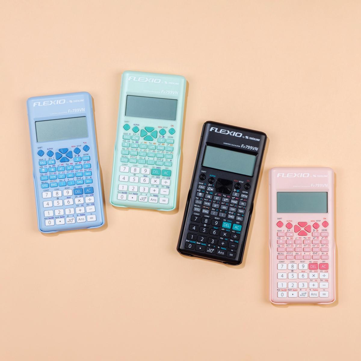 Máy Tính Khoa Học Flexio - Thiên Long Fx799VN - Màu Xanh Dương