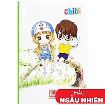 Vở Teen Chibi - 4 Ly Ngang 200 Trang ĐL 58g/m2 - Hồng Hà (Mẫu Màu Giao Ngẫu Nhiên)