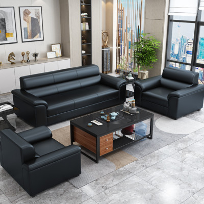 Bộ sofa văn phòng cao cấp Tundo kèm ghế đơn HVPCT-03