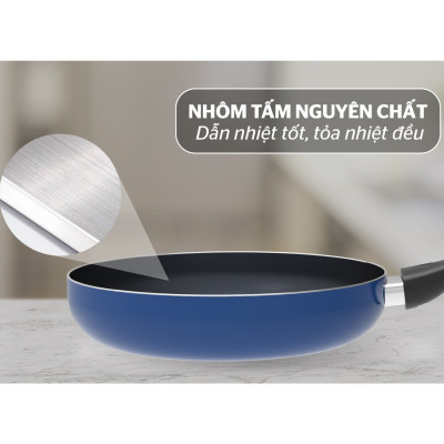 CHẢO TRƠN CHỐNG DÍNH SUNHOUSE SAVING SV22 - Hàng Chính Hãng