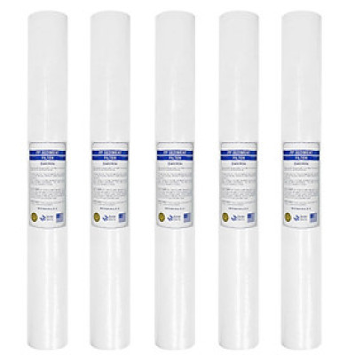 Bộ 5 lõi lọc nước số 1| PP 5micron 20 inch dùng cho bộ lọc thô, máy lọc nước R.O 30-50L/h (Hàng chính hãng)